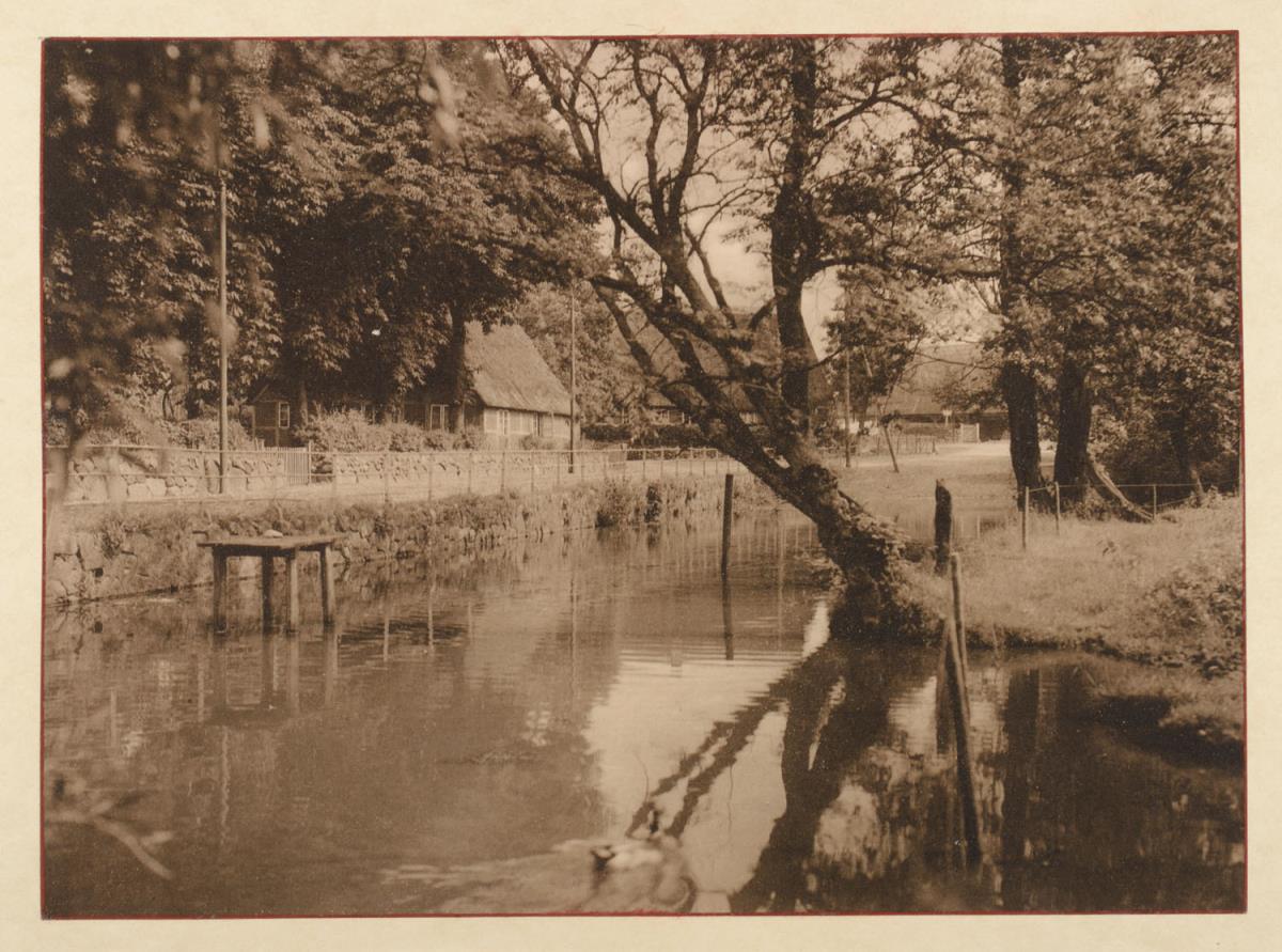 Volksdorf. Dorfteich (aus dem Album "Hamburg: Land und Leute der Niederelbe")