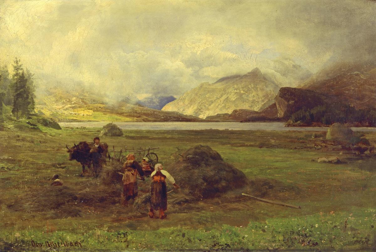 Bei der Heuernte
