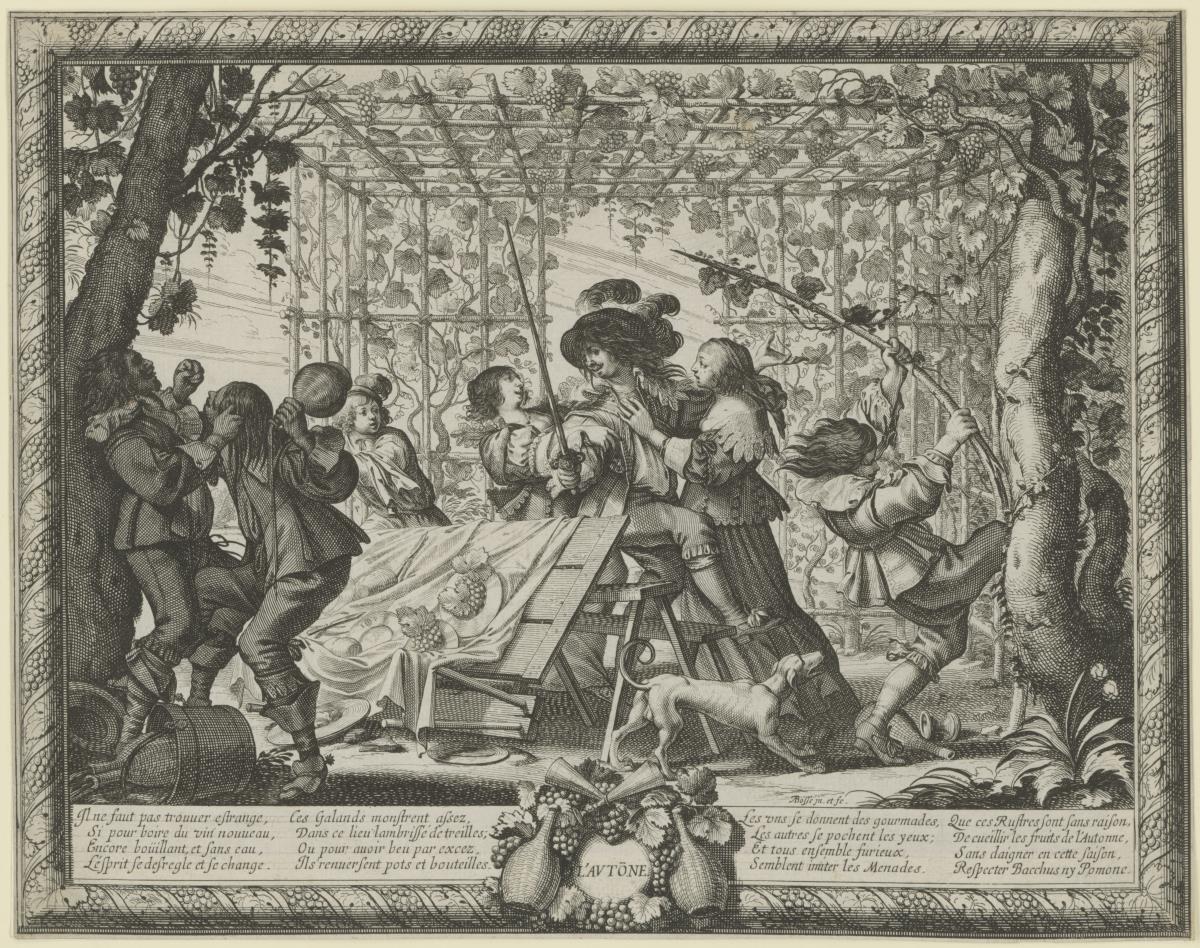 Die vier Jahreszeiten, Bl. 3: der Herbst