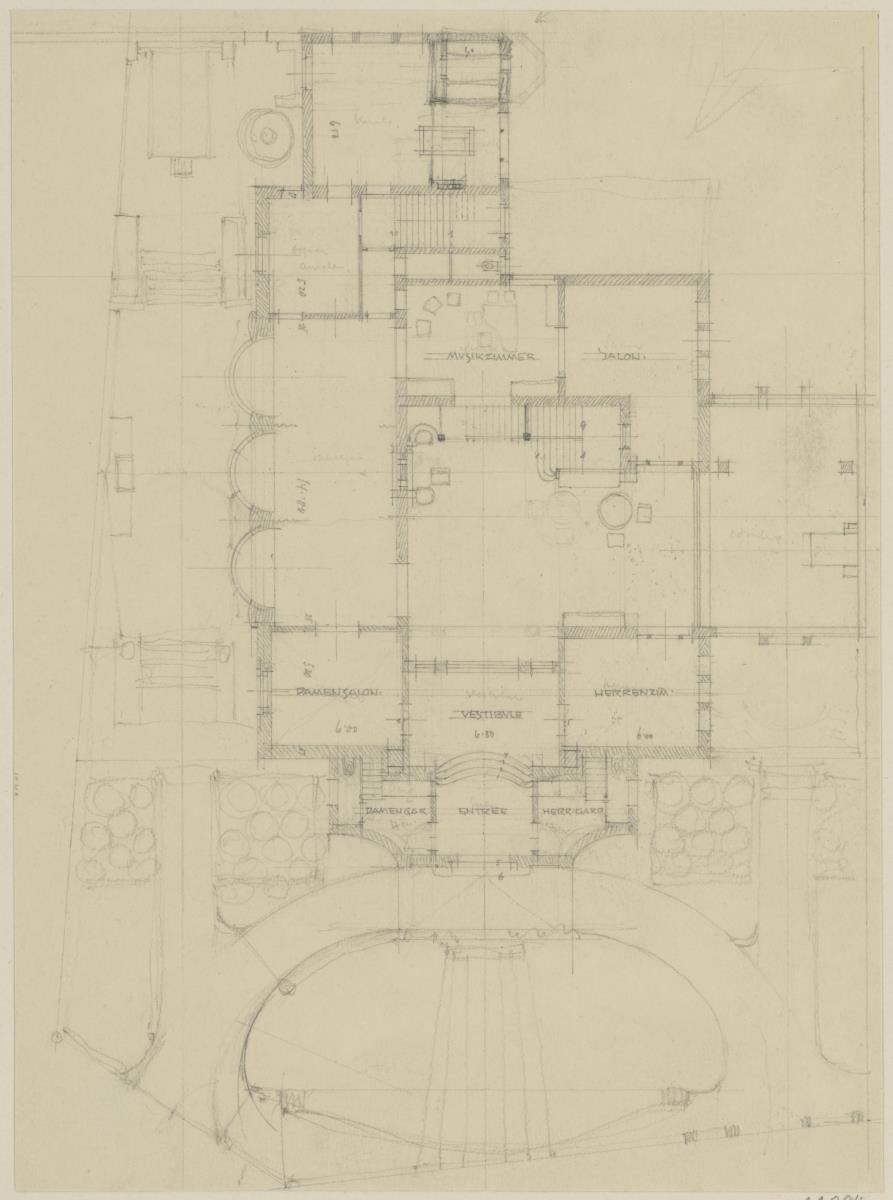 Strassburg, Projekt Villa Schwarzmann, Situationsplan