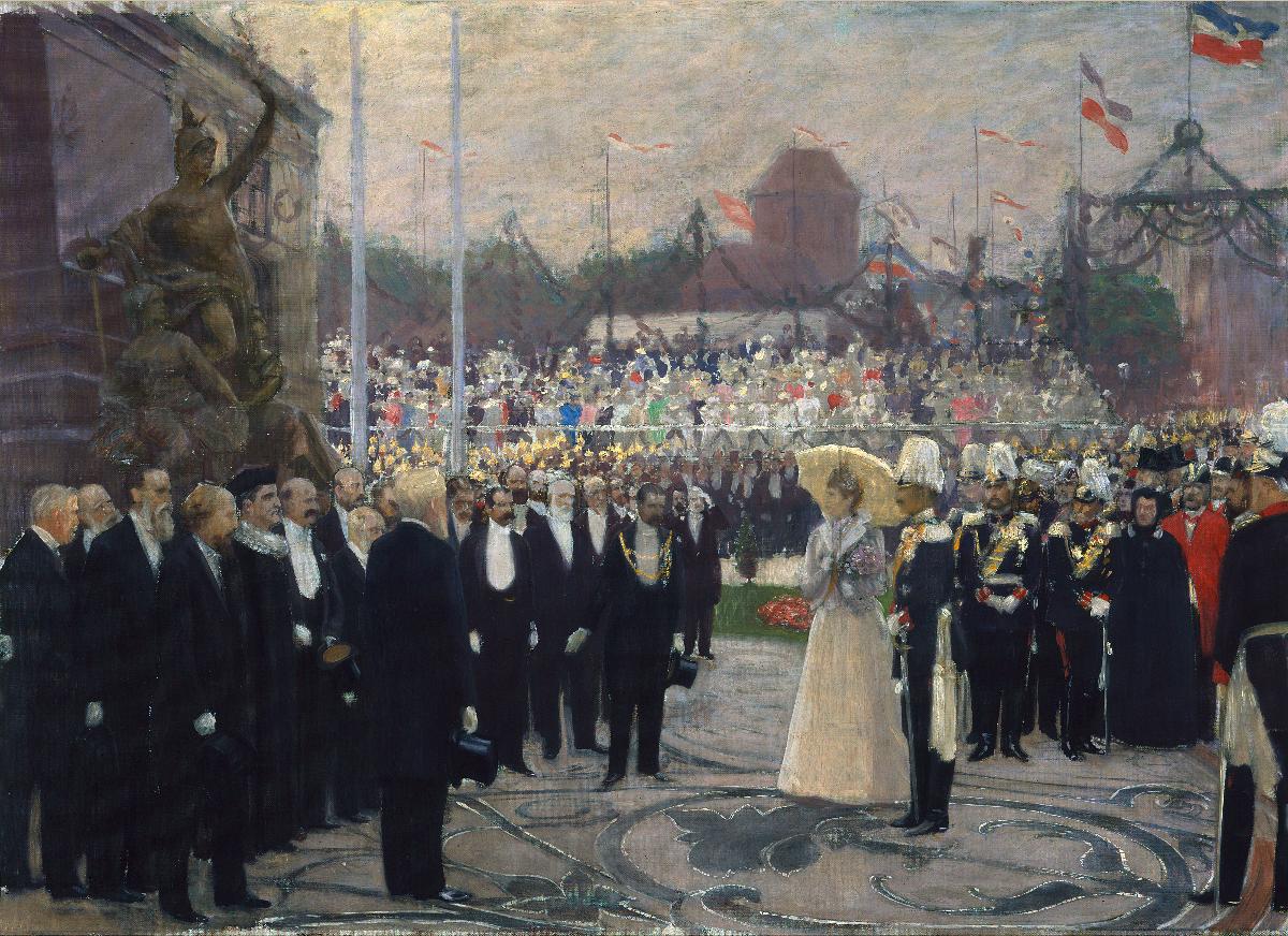 Enthüllung des Kaiser-Wilhelm-Denkmals in Hamburg-Altona