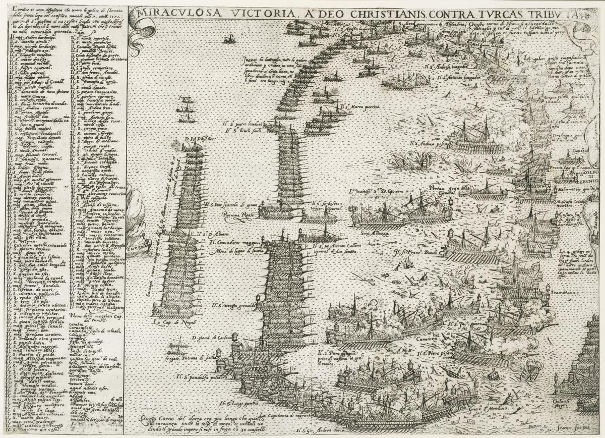 Seeschlacht bei Lepanto (Miraculosa Victoria a Deo Christianis contro Turcas Tributa)