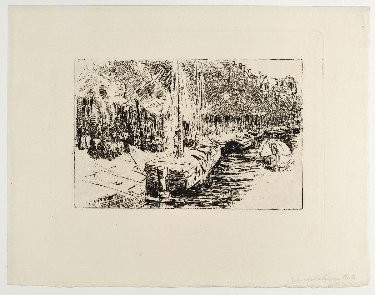 Kanal in Amsterdam