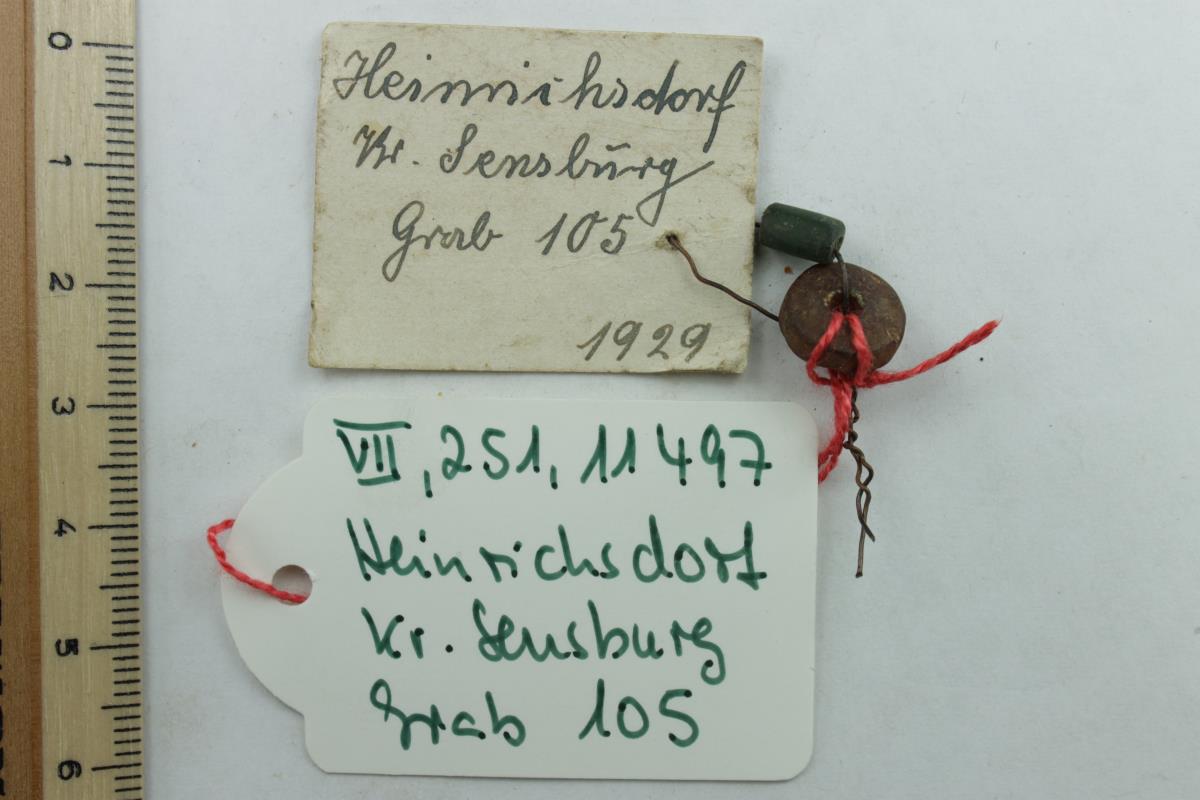 Bernsteinperle; Glasperle