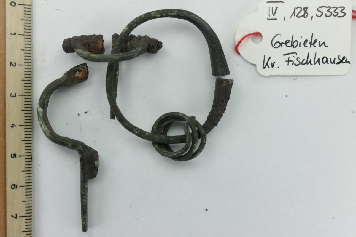 Armbrustfibel, Armring, Fingerring