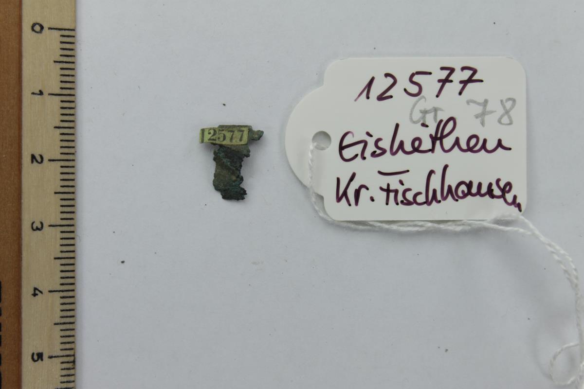 Bronzeblechfragment