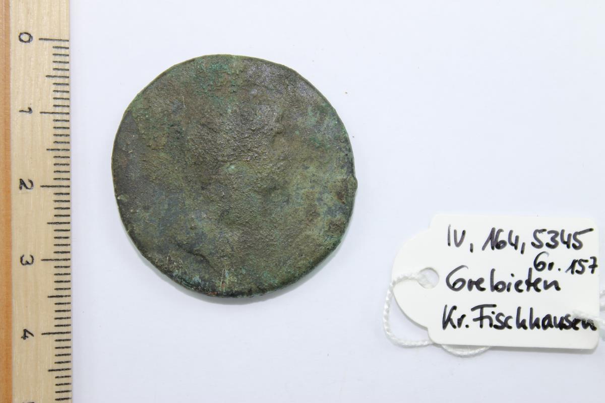 Römische Bronzemünze