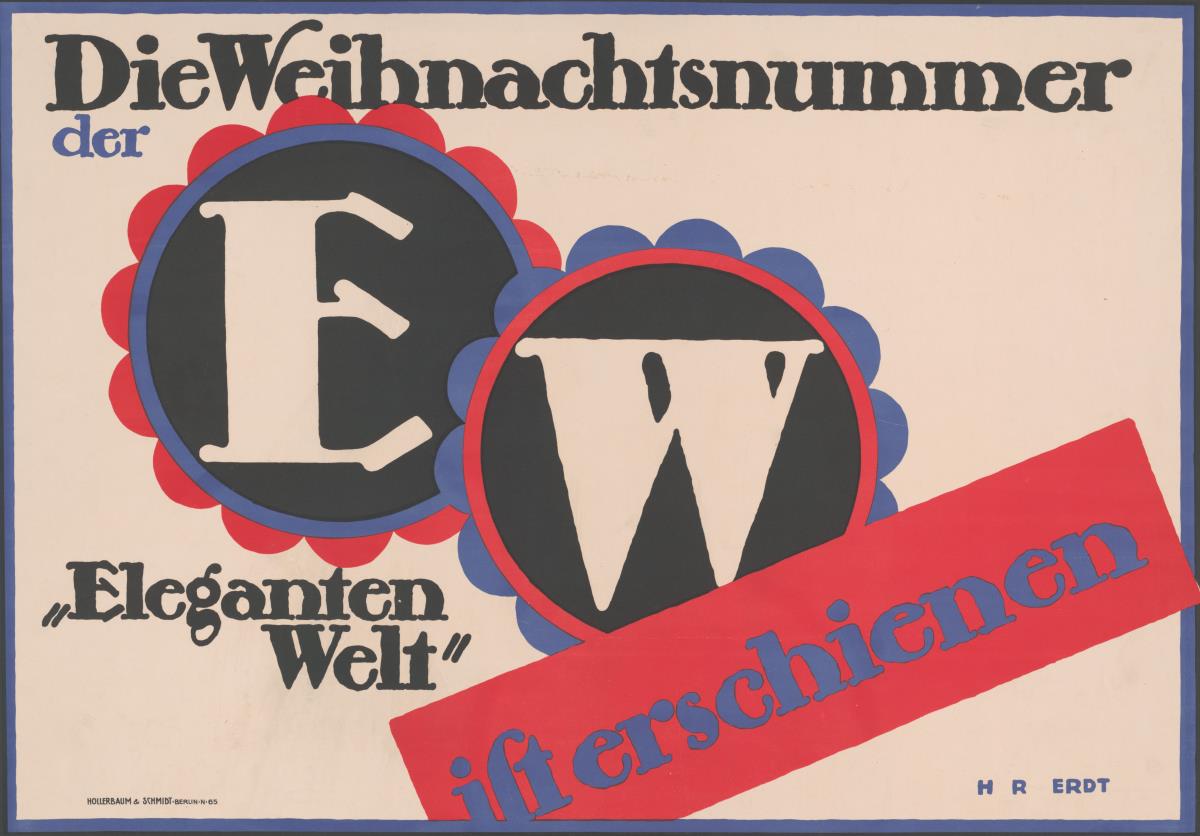Die Weihnachtsnummer der "Eleganten Welt"