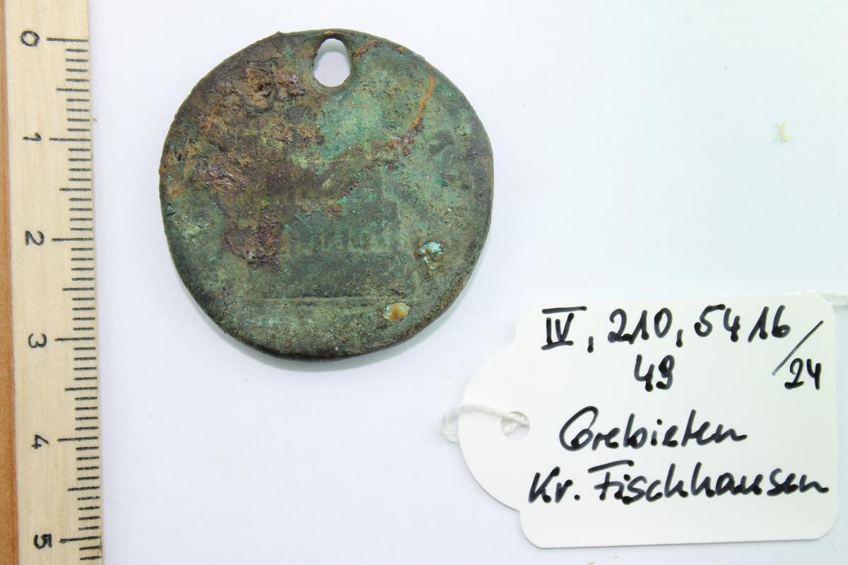 Römische Bronzemünze