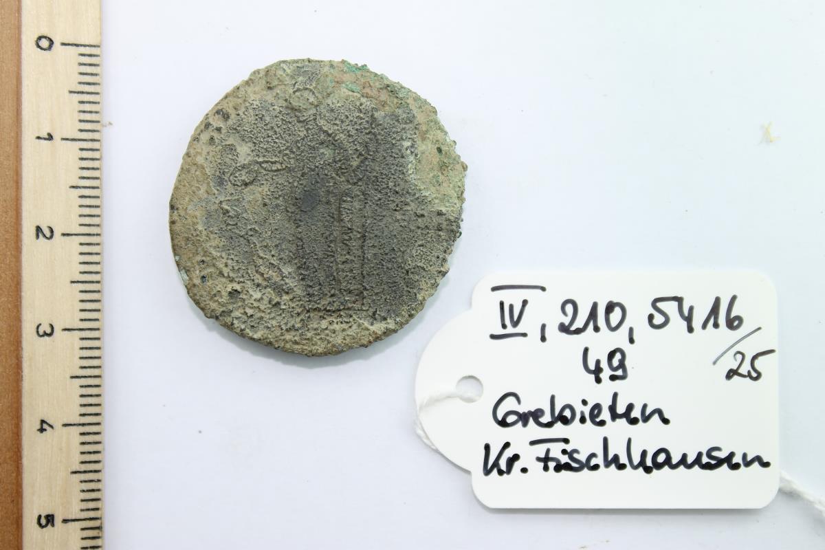 Römische Bronzemünze