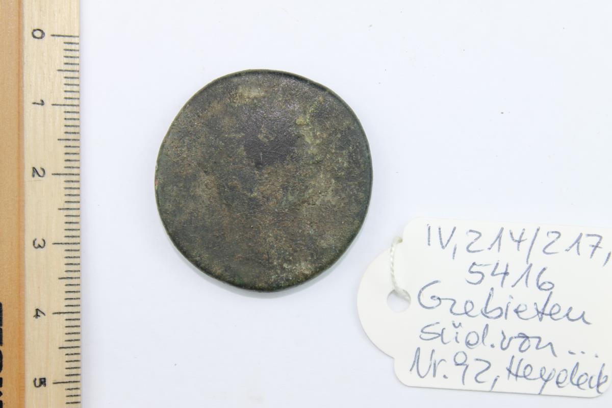 Römische Bronzemünze