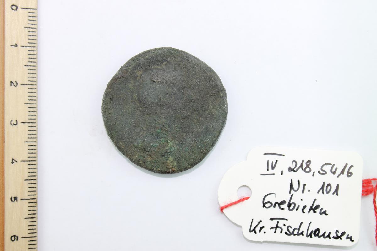 Römische Bronzemünze