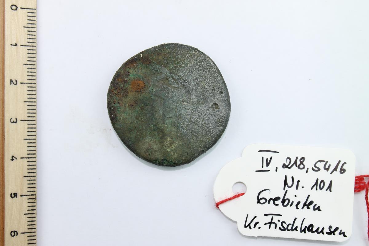 Römische Bronzemünze