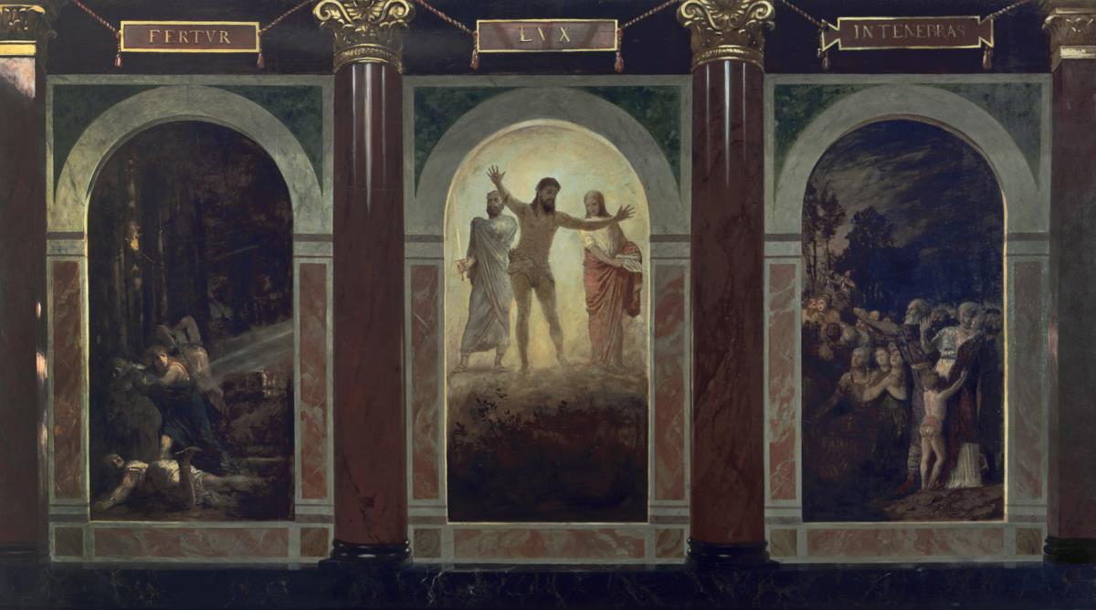 Fertur lux in tenebras (Entwurf für das Schlesische Museum der bildenden Künste in Breslau)