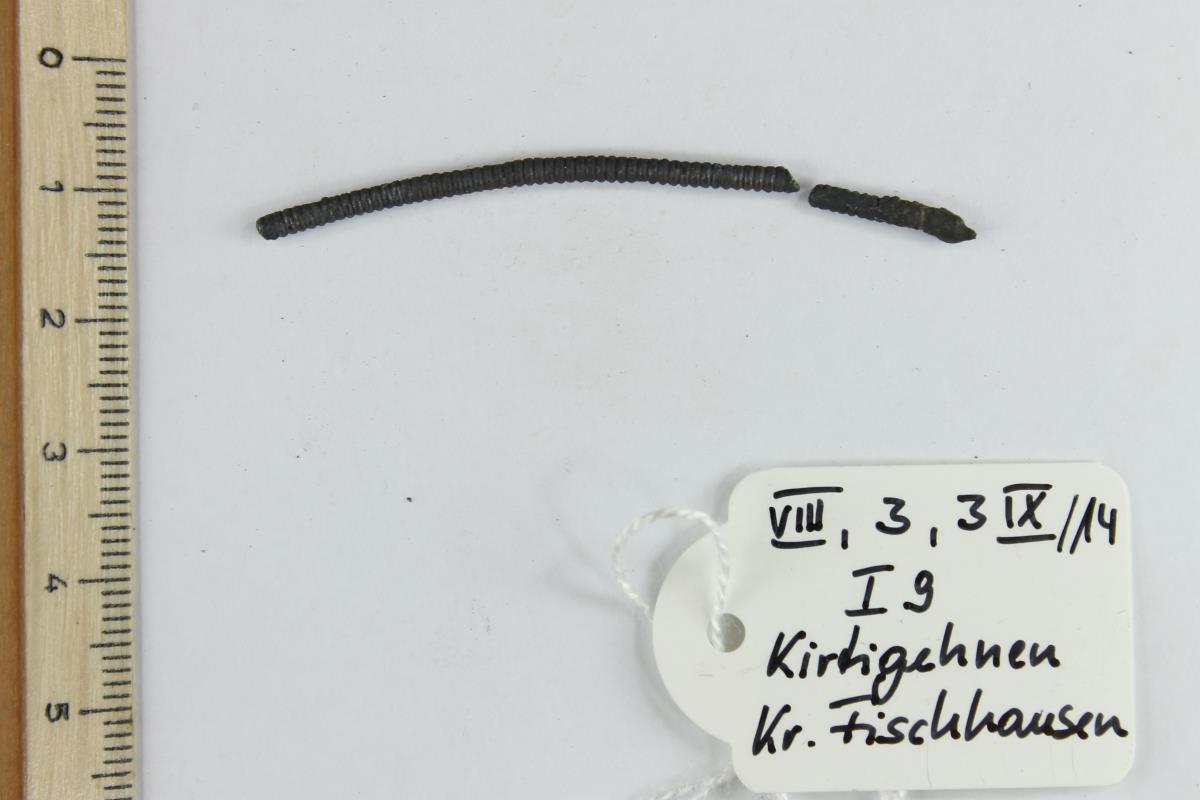 Silberdrahtfragmente