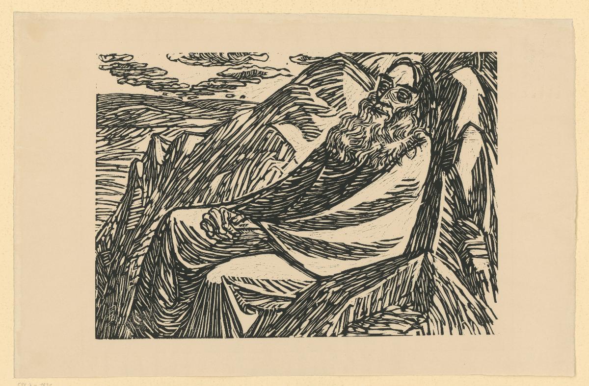 Der siebente Tag (Blatt 7 aus: Die Wandlungen Gottes)