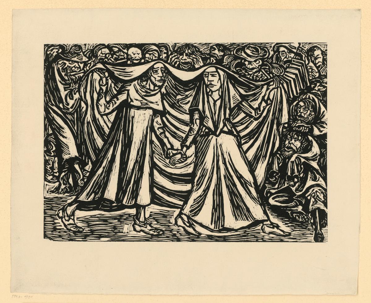 Totentanz II (Blatt 4 aus: Die Wandlungen Gottes)