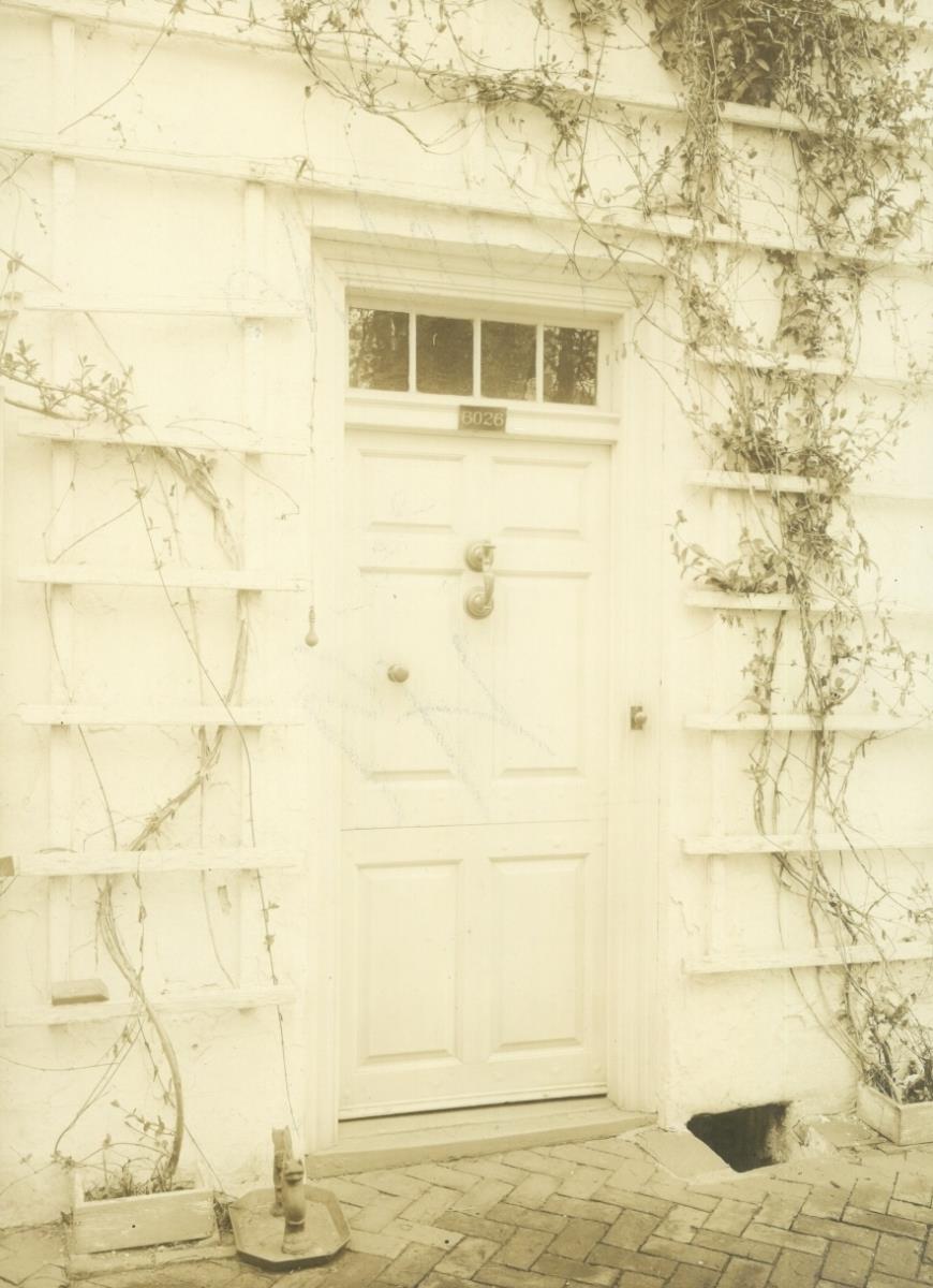 Philadelphia, Germantown, 6026, Germantown Avenue, Wyck Historic House and Garden, Hauseingang