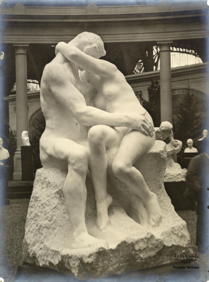Der Kuß in der Salon-Ausstellung, Paris 1898