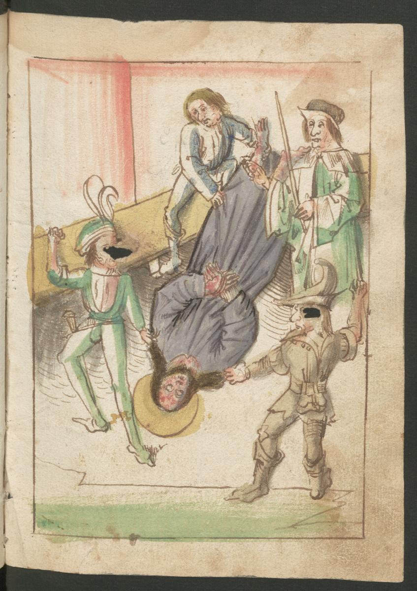 Der gefangene Christus, aus dem "Skizzenbuch des Michel Wolgemut"