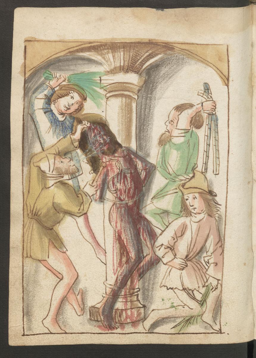 Geisselung Christi, aus dem "Skizzenbuch des Michel Wolgemut"