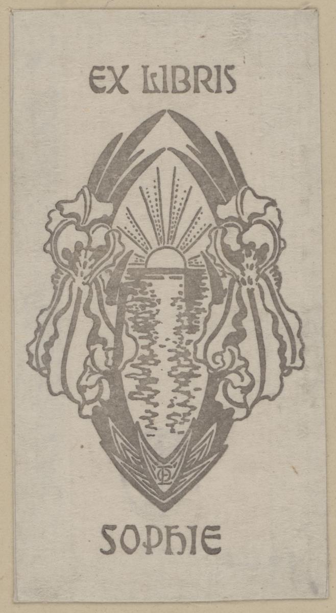 Exlibris Sophie (Sophie von Foelkersam)