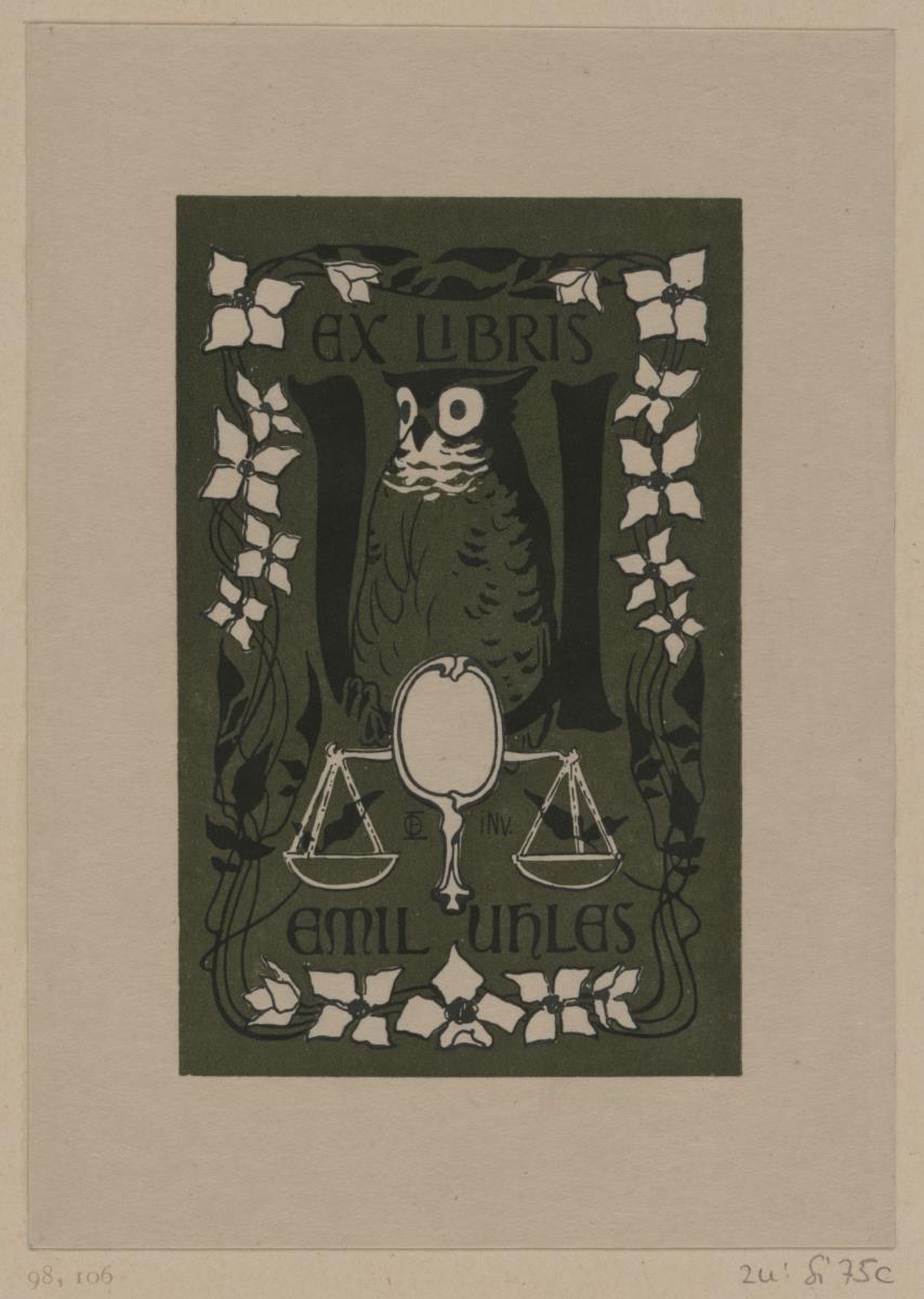 Exlibris Emil Uhles