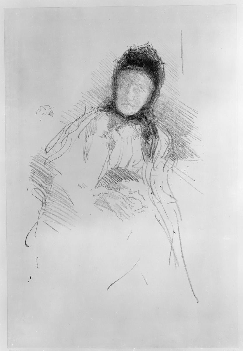Unfinished sketch of Lady Haden