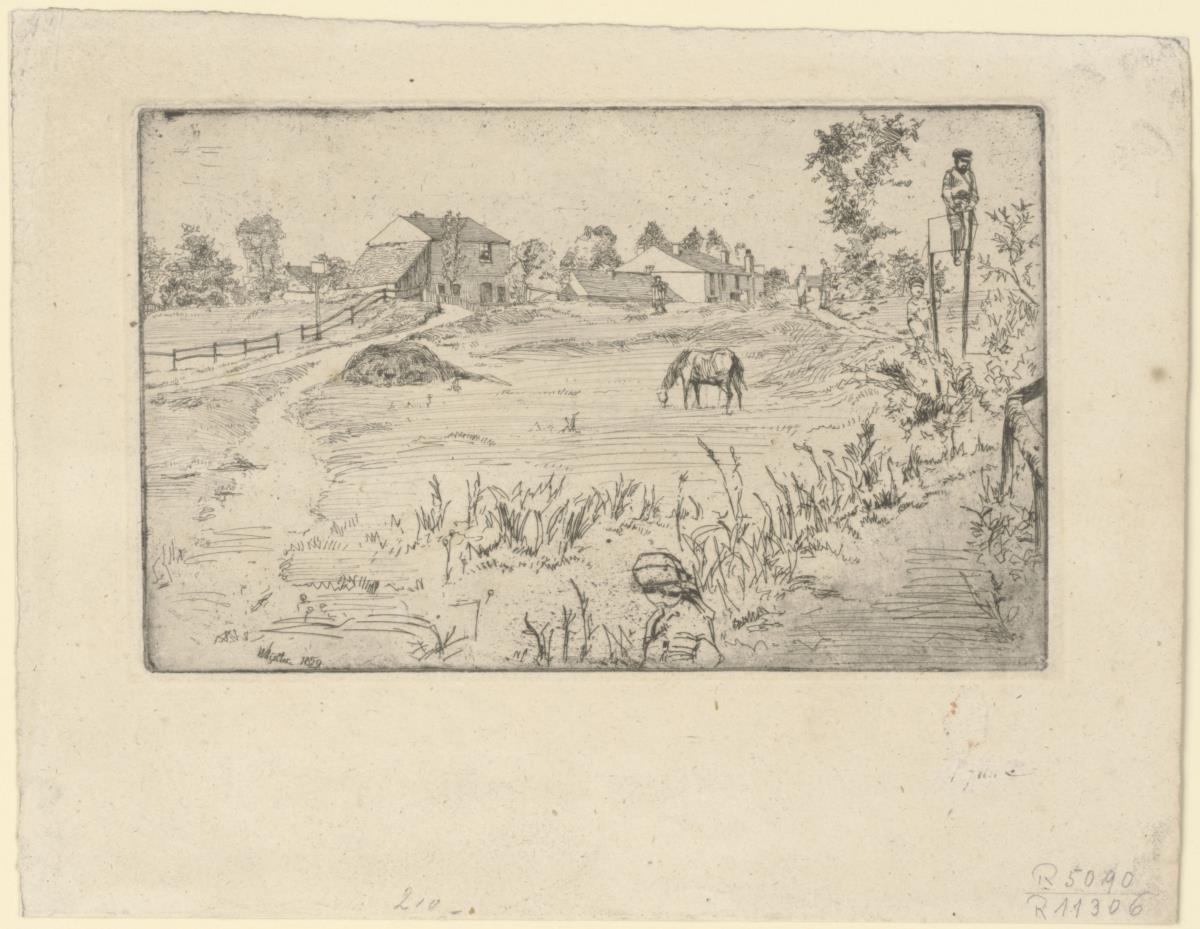 Landscape with the horse
