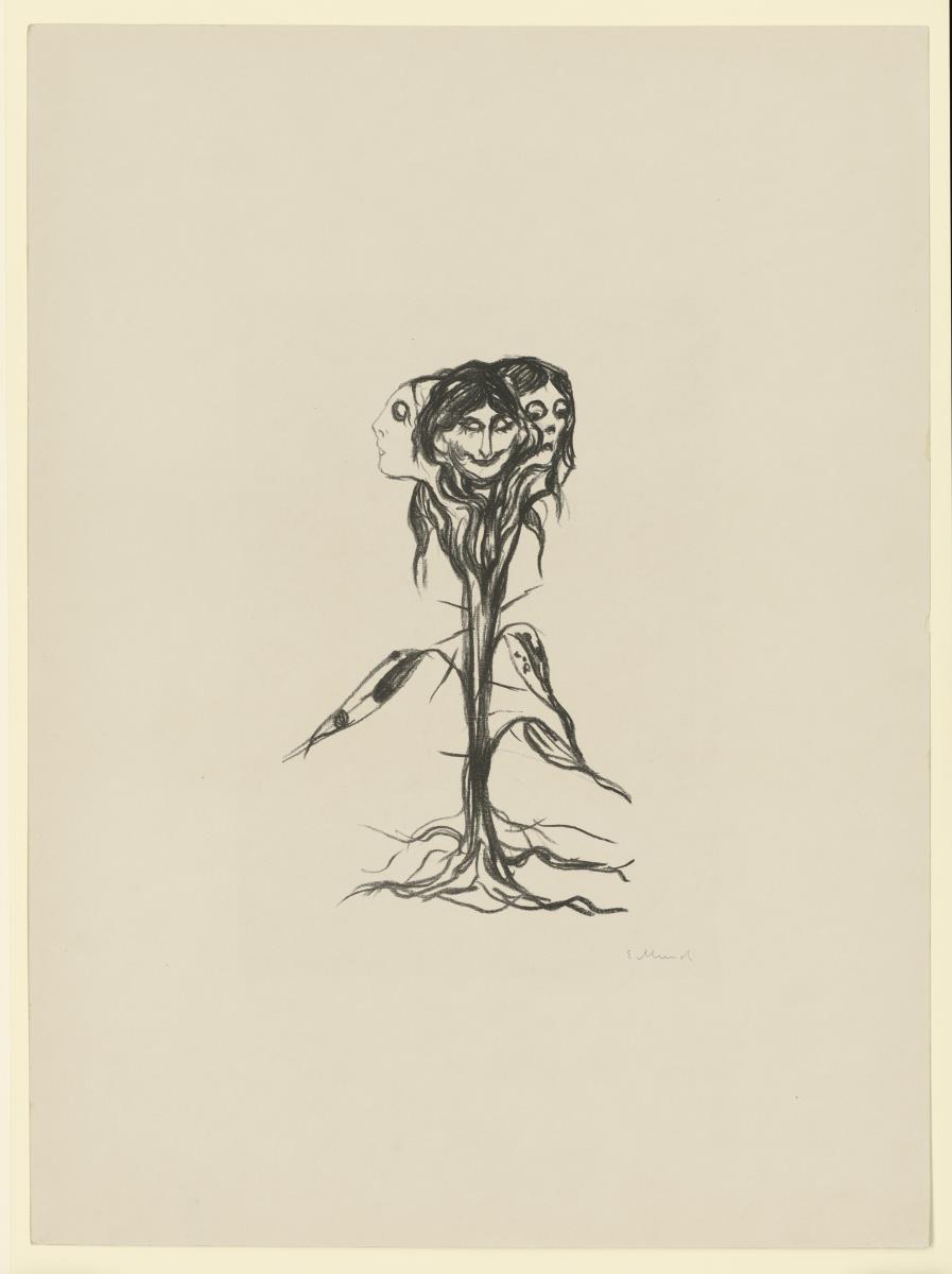 Aus der Mappe "Alpha und Omega": Vignette: Amaryllis