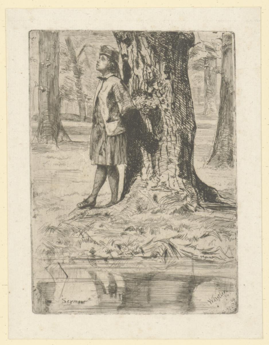 Seymour Standing Under a Tree