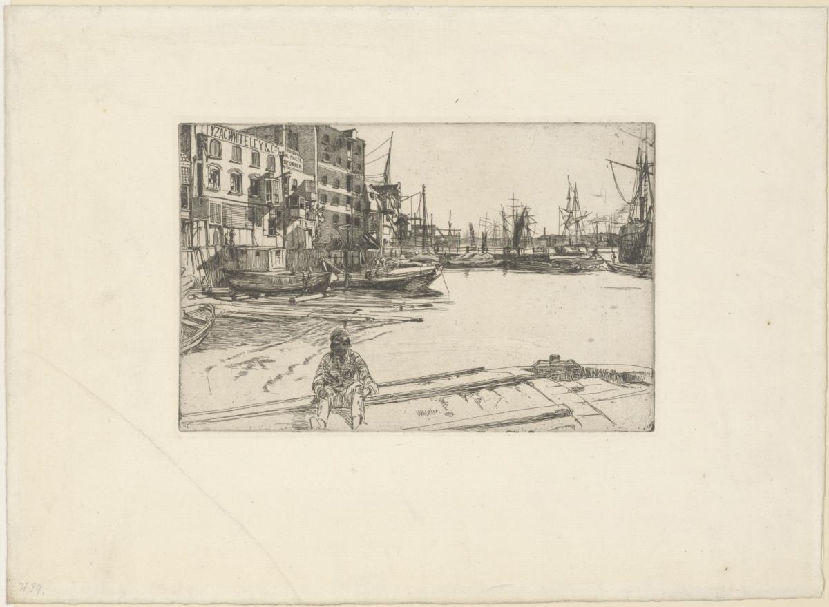 Eagle Wharf (Tyzac, Whiteley & Co) (aus der Serie "Sixteen Etchings")