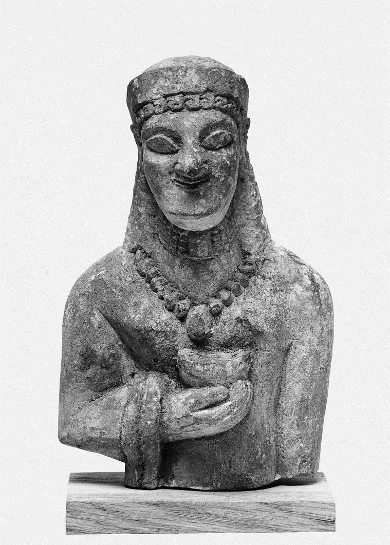 Oberkörper einer weiblichen Statuette