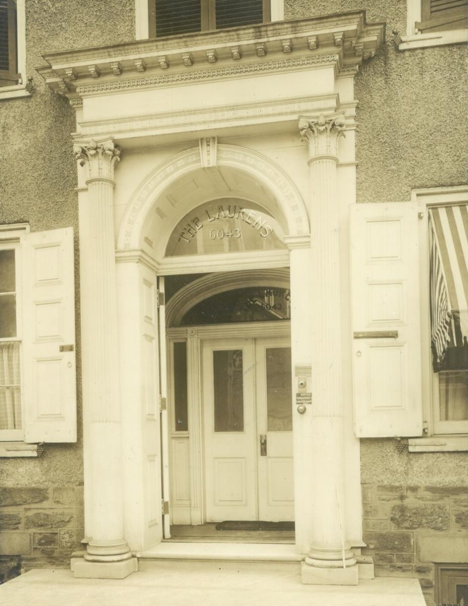 Philadelphia, Germantown, Main Street, Hauseingang