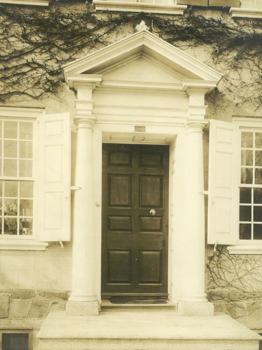 Philadelphia, Germantown, 5442, Germantown Ave, The Deshler-Morris House, Hauseingang
