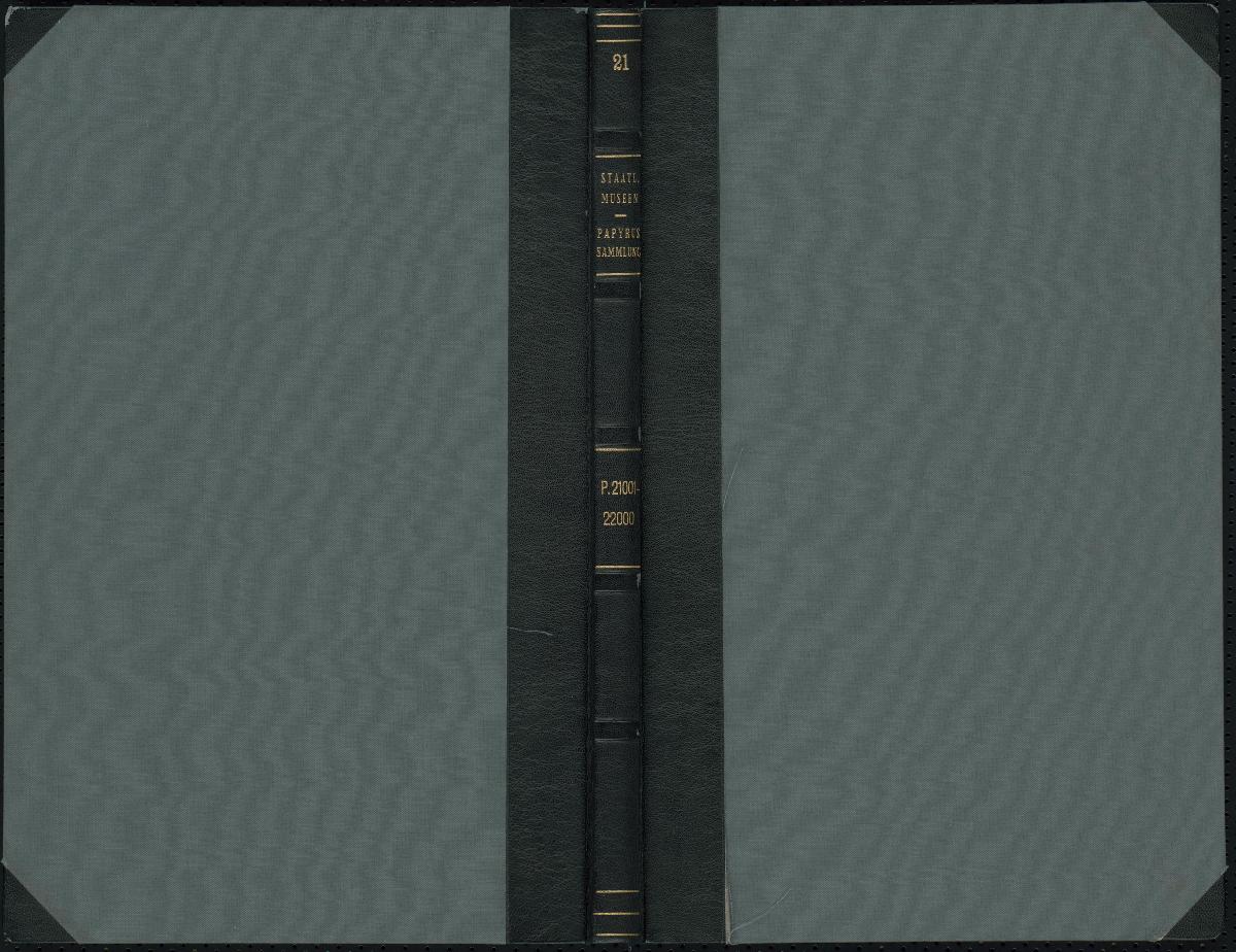 Staatl. Museen Papyrus Sammlung P. 21001-22000