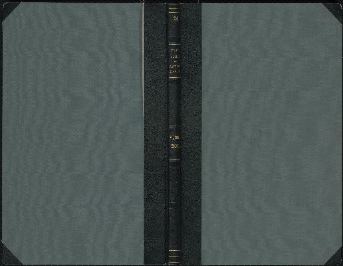 Staatl. Museen Papyrus Sammlung P. 24001-25000