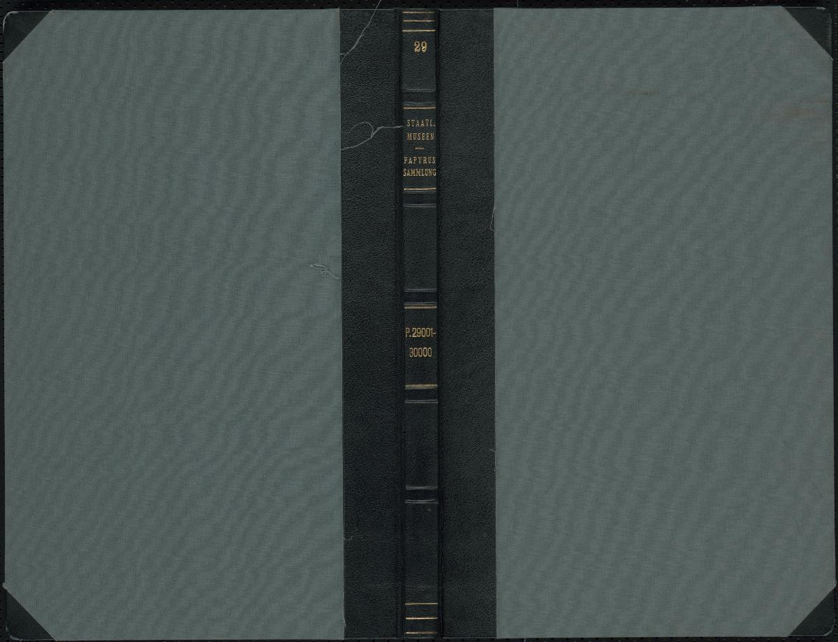 Staatl. Museen Papyrus Sammlung P. 29001-30000