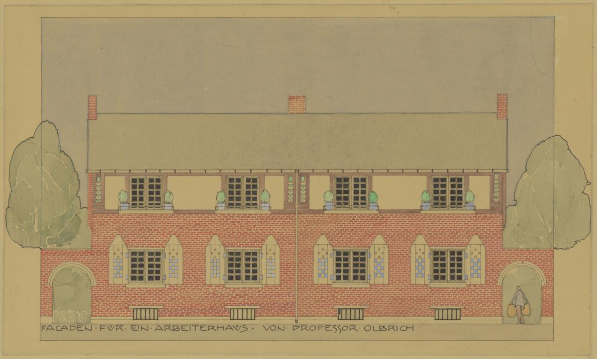 Darmstadt, Projekt Arbeiterhäuser, Aufriss
