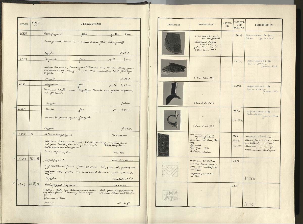 Staatliche Museen, Islamische Abteilung, Inventar 6351-7755