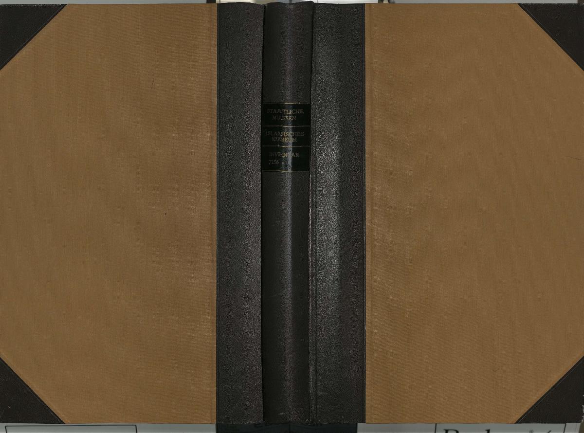 Staatliche Museen, Islamische Abteilung, Inventar 1-1650