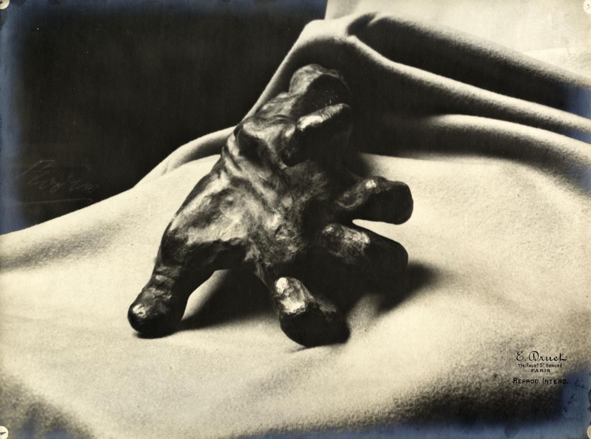 Die verkrampfte Hand im Atelier Druets