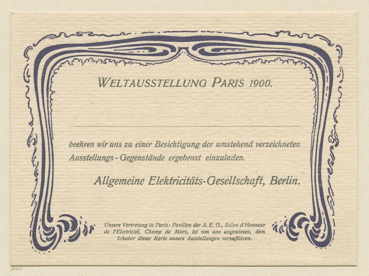 Weltausstellung Paris 1900