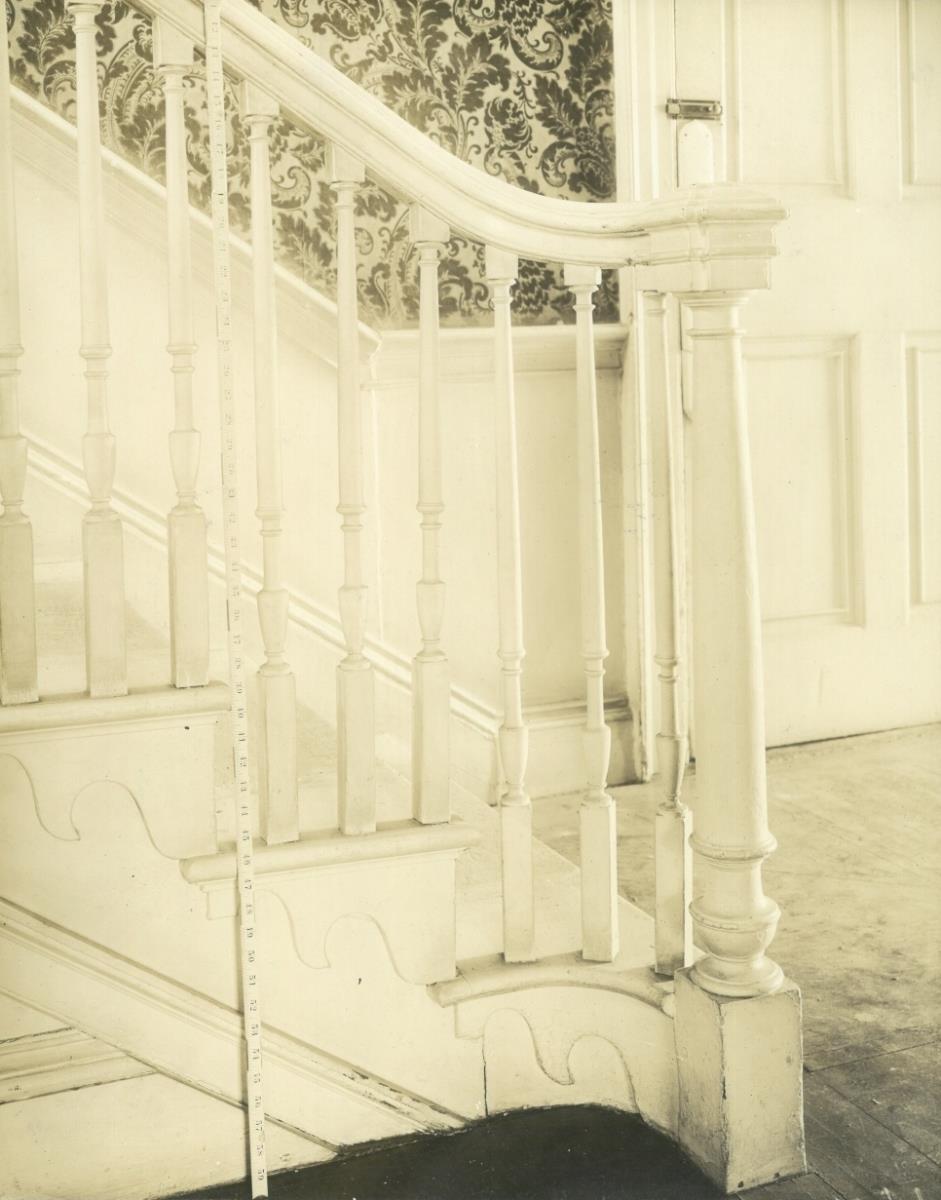 Boston, Jamaica Plain (Mass.), Moses Williams Estate House, unterer Treppenabsatz