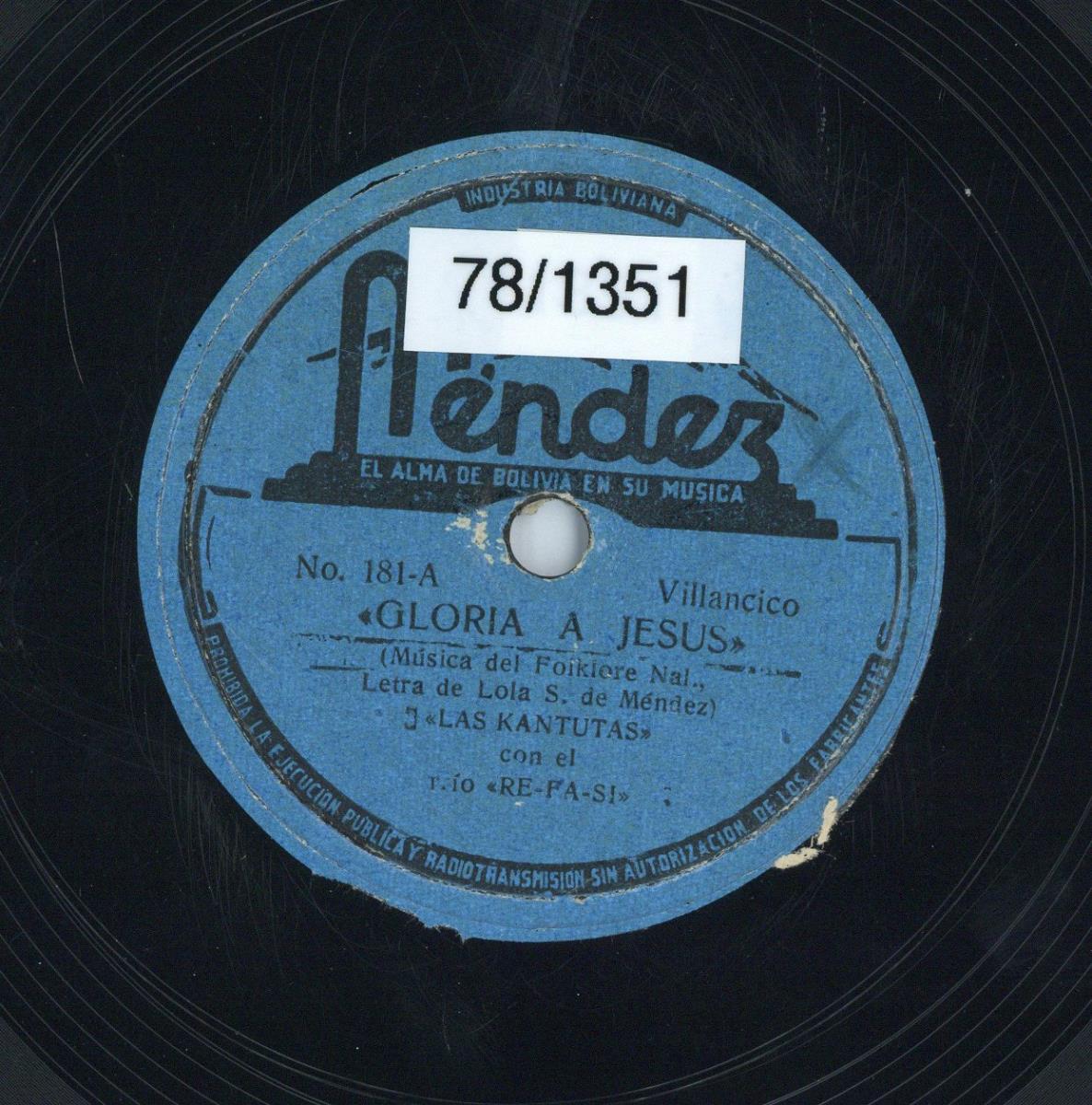 Titel A: Gloria A Jesus
Titel B: Tilin-Tilin