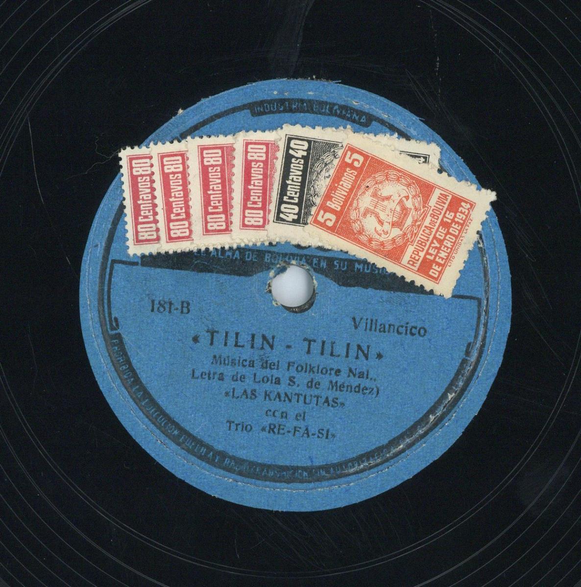 Titel A: Gloria A Jesus
Titel B: Tilin-Tilin