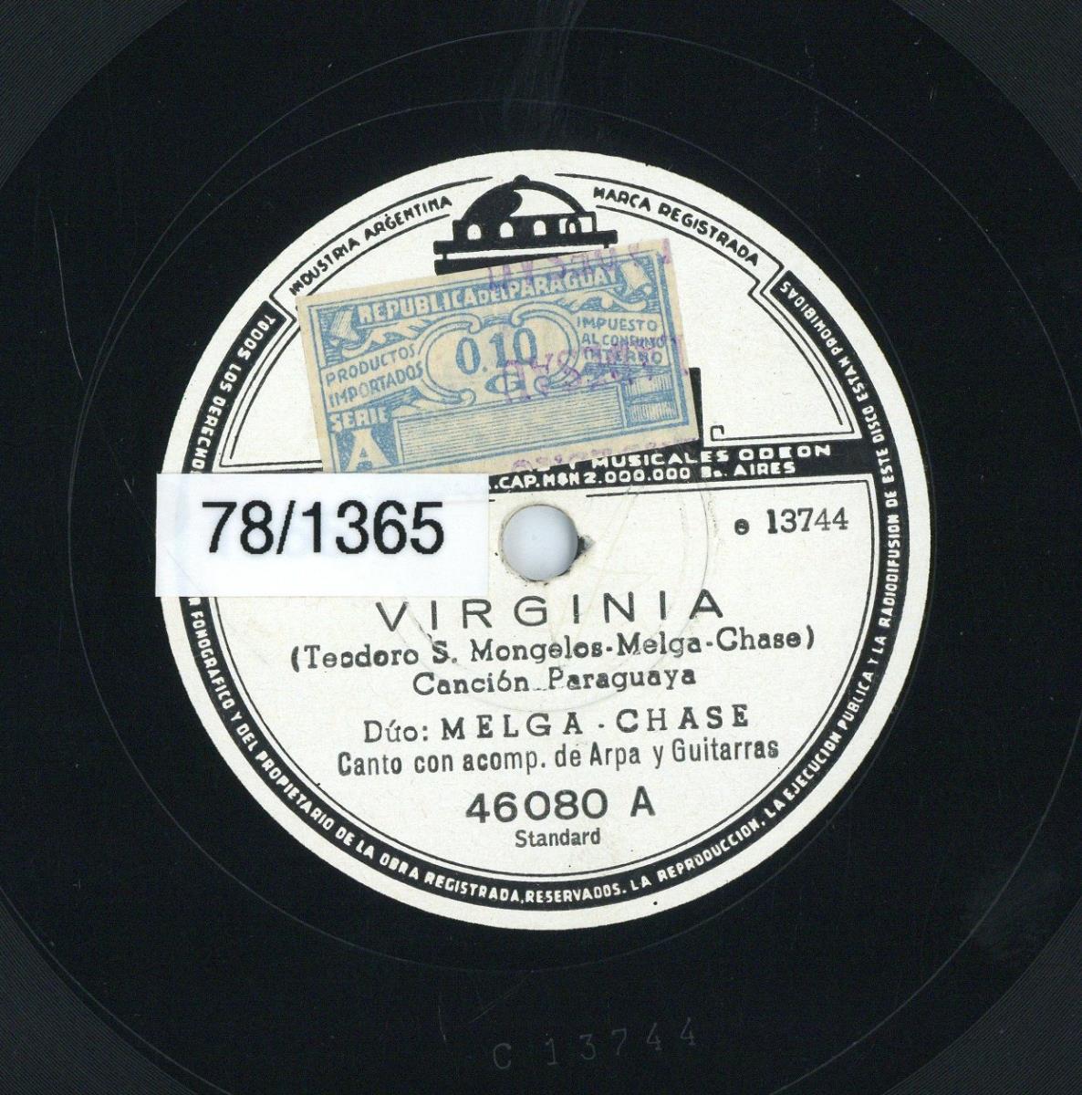 Titel A: Virginia
Titel B: Concepcion...Salud..