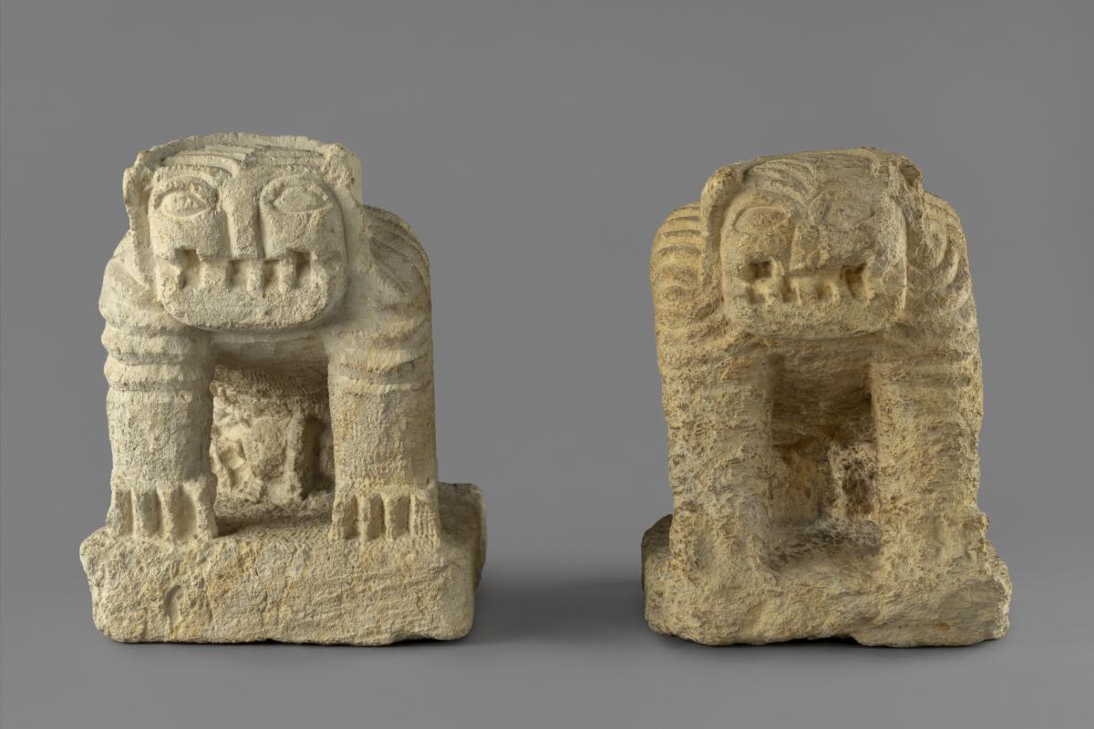 Löwenstatuette