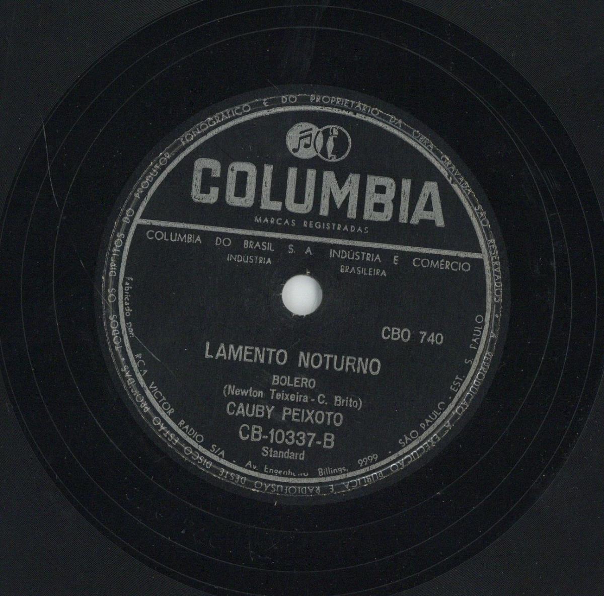 Titel A: Prece De Amor
Titel B: Lamento Noturno
