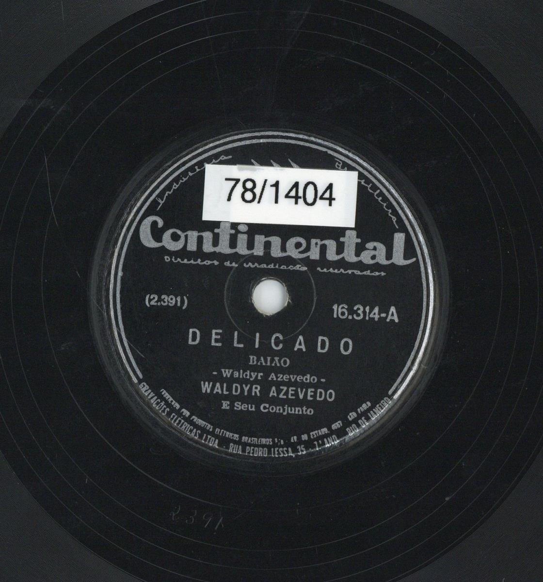 Titel A: Delicado
Titel B: Ve Se Gostas